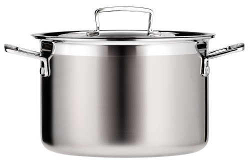 1330010263096 - LE CREUSET TRI-PLY STAINLESS STEEL 6-1/4-QUART COVERED CASSEROLE/STOCKPOT