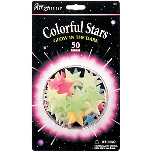 1330010655044 - UNIVERSITY GAMES COLORFUL STARS, 50-PACK