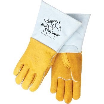 0013332110521 - REVCO 850M FLAME RESISTANT NOMEX LINED ELKSKIN STICK WELDING GLOVES M