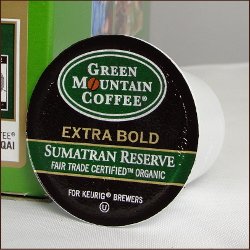 1349406003604 - SUMATRAN RESERVE FAIR TRADE & ORGANIC BY GREEN MOUNTAIN 120 K-CUPS FOR KEURIG BREWING SYSTEMS