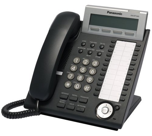 0013555015412 - PANASONIC KX-DT343 PHONE BLACK (2PK)