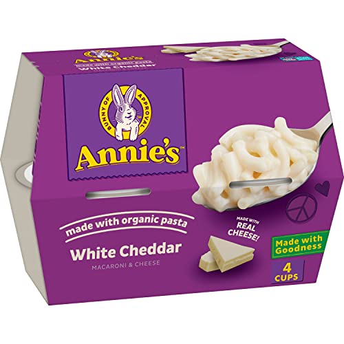 0013562001385 - ANNIE’S WHITE CHEDDAR MAC & CHEESE, 4 CT, 8.04 OZ