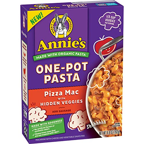 0013562113675 - ANNIE’S HOMEGROWN ONE-POT PASTA WITH HIDDEN VEGGIES PIZZA MAC (PACK OF 8)