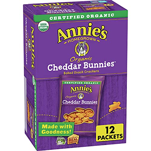 0013562494033 - ANNIE'S CHEDDAR BUNNIES BAKED SNACK CRACKERS - 12OZ
