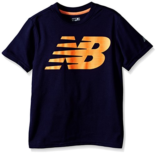 0013618100277 - NEW BALANCE KIDS LITTLE BOYS SHORT SLEEVE ATHLETIC GRAPHIC T-SHIRT, ABYSS, 7