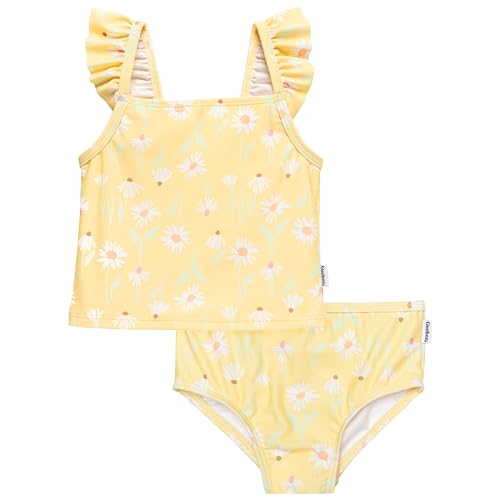 0013618436116 - GERBER BABY GIRLS TWO-PIECE SWIMSUIT, DAISES