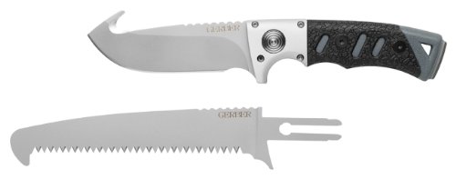 0013658119574 - GERBER 31-000697 METOLIUS EXCHANGE-A-BLADE KINFE WITH GUT HOOK AND UTILITY SAW