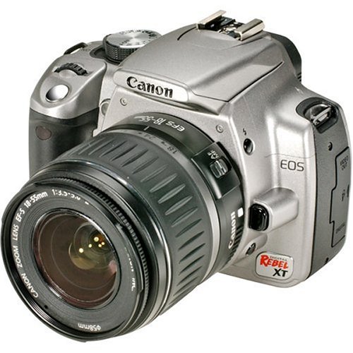 0013803049626 - CANON REBEL XT DSLR CAMERA WITH EF-S 18-55MM F/3.5-5.6 LENS (SILVER) (OLD MODEL)