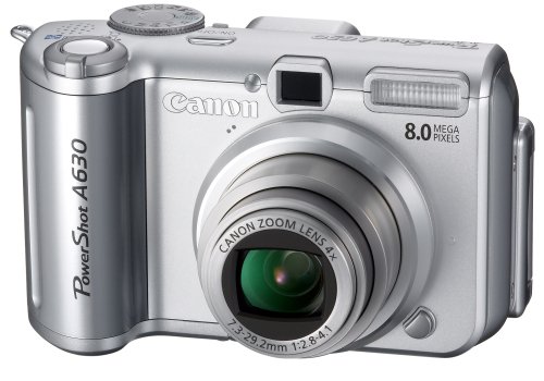 0013803072419 - CANON POWERSHOT A630 8MP DIGITAL CAMERA WITH 4X OPTICAL ZOOM
