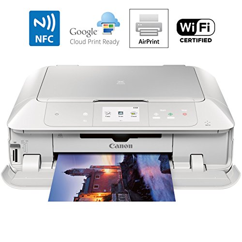0013803257458 - CANON MG7720 WIRELESS ALL-IN-ONE PRINTER WITH SCANNER AND COPIER: MOBILE AND TABLET PRINTING, WITH AIRPRINT(TM) AND GOOGLE CLOUD PRINT COMPATIBLE, WHITE