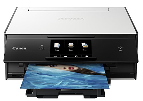 0013803273441 - CANON TS9020 WIRELESS PHOTO ALL IN ONE PRINTER, COPIER, SCANNER: MOBILE AND TABLET PRINTING, AIRPRINT(TM), GOOGLE CLOUD PRINT COMPATIBLE, CD/DVD PRINTING, BLACK