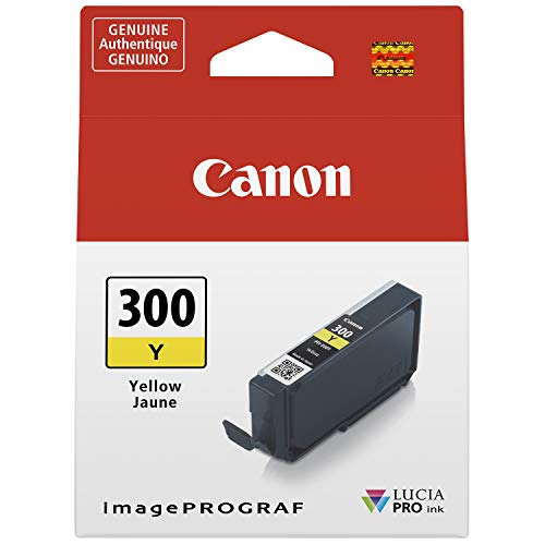 0013803326352 - CANON PFI-300 LUCIA PRO INK, YELLOW, COMPATIBLE TO IMAGEPROGRAF PRO-300 PRINTER