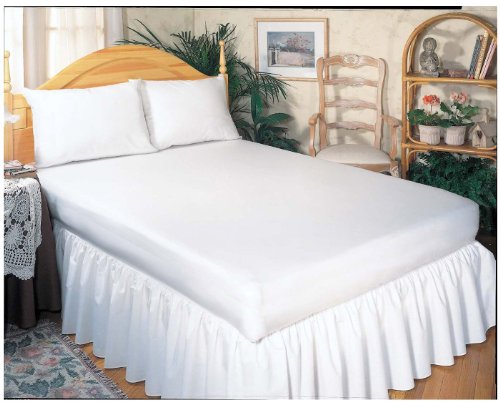 0013838699667 - 6 GAUGE VINYL FITTTED KING SIZE MATTRESS COVER, 16-INCH DEEP