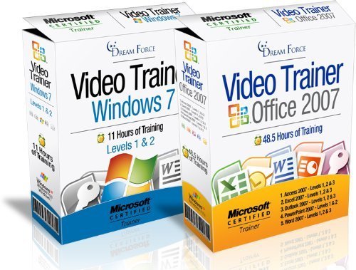 0013964082005 - OFFICE 2007 & WINDOWS 7 TRAINING VIDEOS - 59 HOURS OF OFFICE 2007 & WINDOWS 7 TRAINING BY MICROSOFT OFFICE: SPECIALIST, EXPERT AND MASTER, AND MICROSOFT CERTIFIED TRAINER (MCT), KIRT KERSHAW