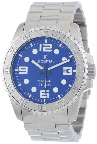 0013964360646 - LE CHATEAU MEN'S 7083MSSMET_BL SPORT DINAMICA AUTOMATIC SEE-THRU WATCH