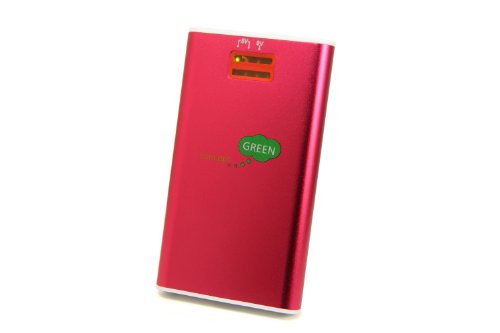 0013964499094 - CONCEPT GREEN SOLUTION INC. CG3600-R 3600MAH BATTERY PORTABLE CHARGER, RED