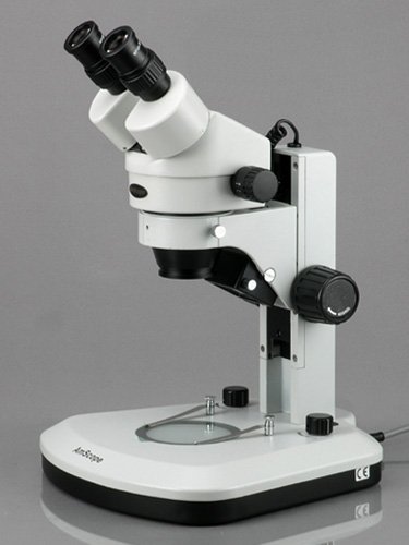 0013964565898 - AMSCOPE SM-1BY-RL PROFESSIONAL BINOCULAR STEREO ZOOM MICROSCOPE, WH10X EYEPIECES