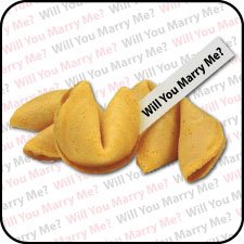 0013964597240 - WILL YOU MARRY ME? - FORTUNE COOKIE W/MESSAGE INSIDE
