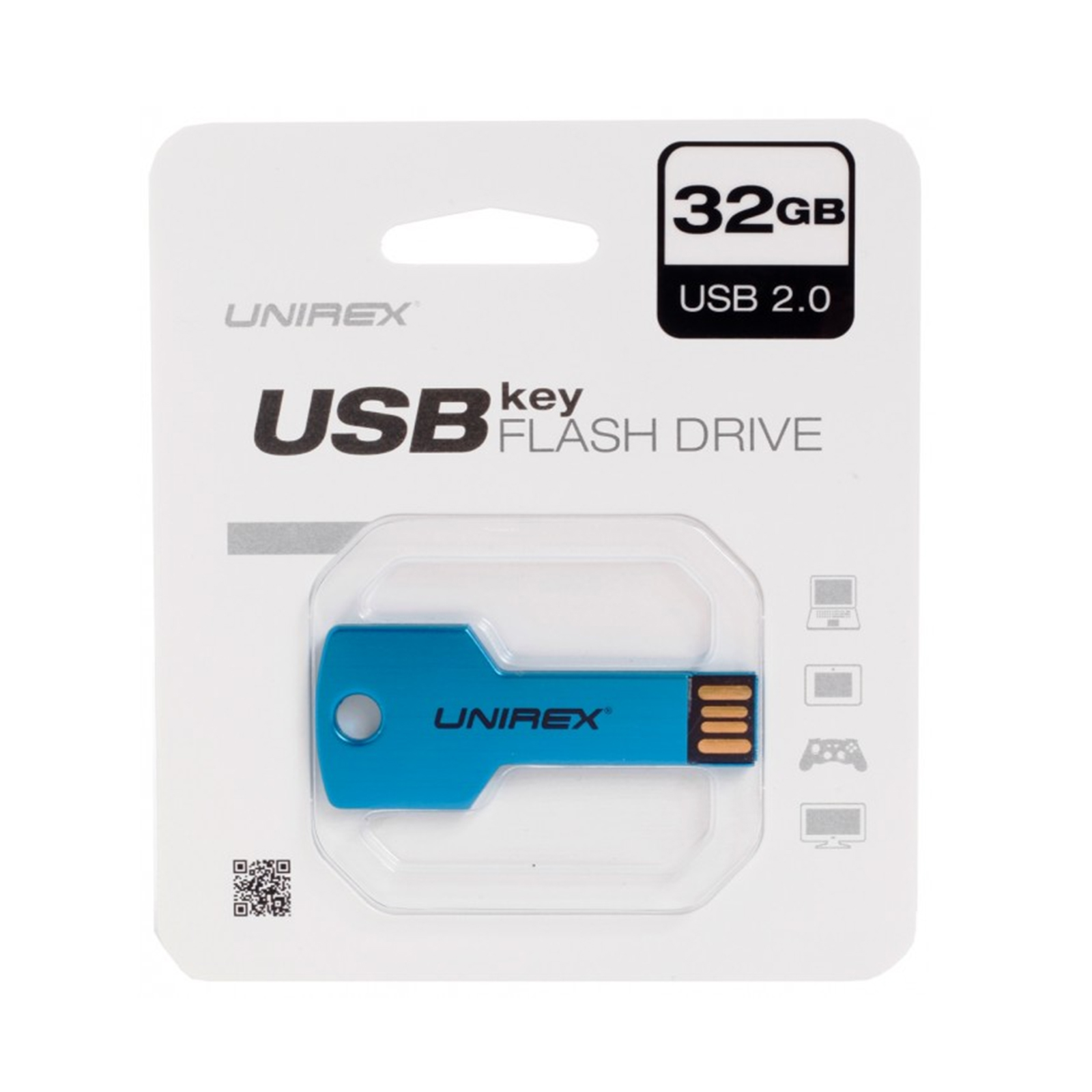 0013964776621 - 32GB USB 2.0 KEY SHAPED- FLASH DRIVE