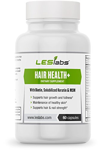 0013964841527 - HAIR HEALTH+ FOR HAIR GROWTH & FULLNESS • MAINTENANCE OF HEALTHY SKIN • SUPPORTS HAIR & NAIL STRENGTH • WITH SOLUBILIZED KERATIN, MSM & COLLAGEN • 100% MONEY-BACK GUARANTEE (60 VEGETARIAN CAPSULES)