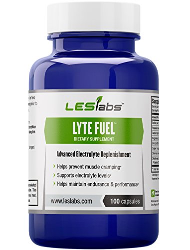 0013964841589 - LYTE FUEL - NATURAL SUPPLEMENT FOR ELECTROLYTE REPLACEMENT AND MUSCLE CRAMPS - BALANCED ELECTROLYTE FORMULA - 100 VEGETARIAN CAPSULES