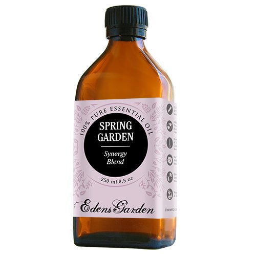 0013964853025 - SPRING GARDEN (PREVIOUSLY KNOWN AS ADORATION) SYNERGY BLEND ESSENTIAL OIL BY EDENS GARDEN (CEDARWOOD, PATCHOULI, SWEET ORANGE AND YLANG YLANG)- 250 ML