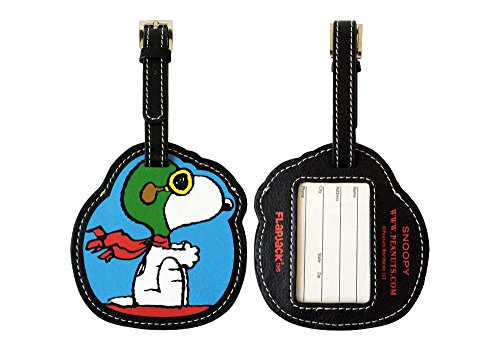 0013964927375 - PEANUTS SNOOPY FLYING ACE LUGGAGE TAG