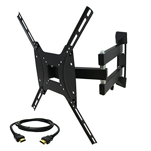 0013964946741 - MEGAMOUNTS FULL MOTION WALL MOUNT WITH BUBBLE LEVEL FOR 26-55 IN. DISPLAYS WITH HDMI CABLE