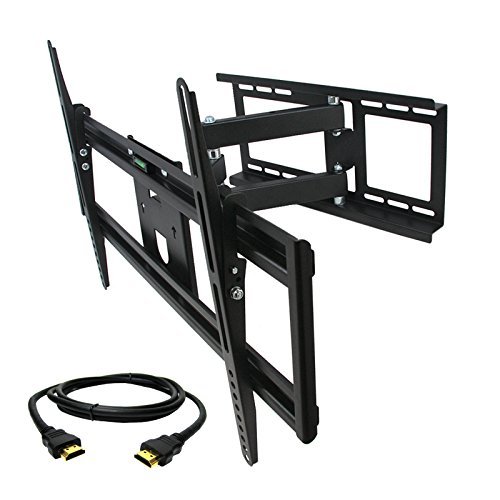 0013964946819 - MEGAMOUNTS FULL MOTION WALL MOUNT WITH BUBBLE LEVEL FOR 32-70 IN. DISPLAYS WITH HDMI CABLE