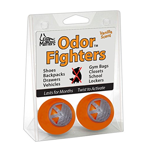 0013977140563 - FOOTMATTERS ODOR FIGHTERS SHOE DEODORIZER BALLS (CONTAINS 4 BALLS) - KEEP AREAS SMELLING FRESH & CLEAN - GREAT FOR SHOES, BOOTS, GYM BAGS, LOCKERS & VEHICLES - FRESH ADJUSTABLE VANILLA SCENT - LASTS FOR MONTHS