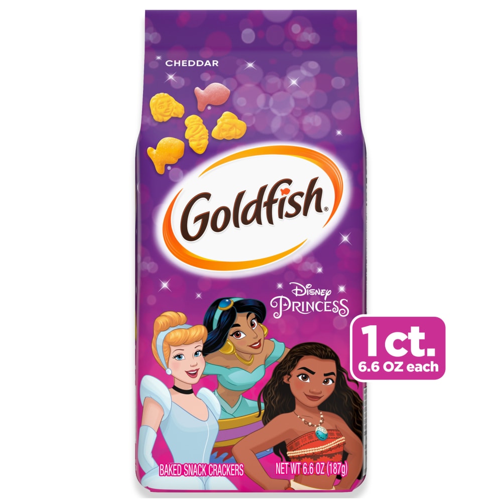 0001410005210 - GOLDFISH® SPECIAL EDITION DISNEY PRINCESS CHEDDAR BAKED SNACK CRACKERS