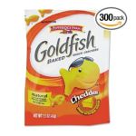 0014100143673 - GOLDFISH SNACK CRACKERS CHEDDAR CHEESE SINGLE SERVE POUCHE