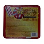 0014126012083 - MEXICAN TRAIN AND CHICKENFOOT DOMINOES THE COMPLETE DUAL GAME SET IN A TIN