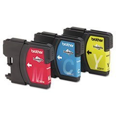 0014181086098 - BROTHER SET OF 3 LC61 COLOR CARTRIDGES INCLUDES: 1 CYAN LC61C, 1 MAGENTA LC61M, AND 1 YELLOW LC61Y ALL CARTRIDGES ARE IN GENUINE ORIGINAL FACTORY SEALED PLASTIC PACKAGING