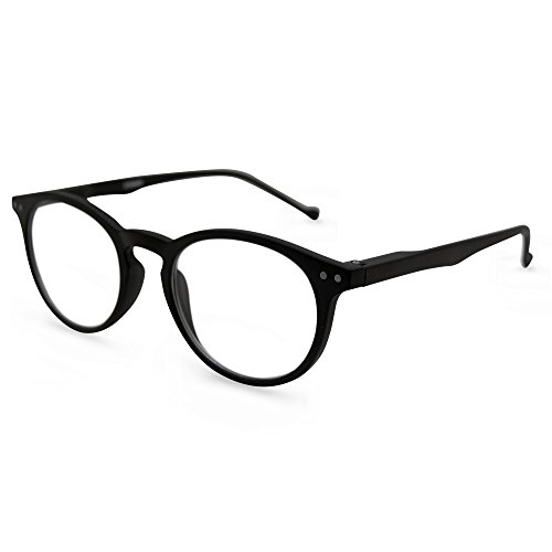 0014181812567 - IN STYLE EYES FLEXIBLE READERS, SUPER COMFORTABLE LIGHTWEIGHT READING GLASSES/BLACK +2.25