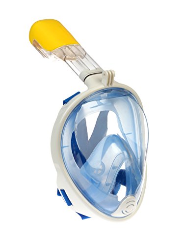 0014181964563 - AQUALUS REEF THE FULL VIEW, NATURAL BREATHING SNORKEL MASK. NOW EVERYONE CAN SEE UNDERWATER WITH THE SAFEST AND MOST COMFORTABLE MASK AVAILABLE TODAY. (ADULT)