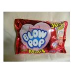 0014200013562 - BLOW POPS CANDY LOLLIPOPS WITH NO STICK CHERRY FLAVOR BUBBLEGUM BAG