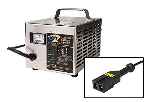 0014201741006 - 42 VOLT 17 AMP GOLF CART BATTERY CHARGER WITH EZGO 48TXT NOTCHED (WESTERN) CONNECTOR