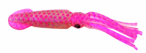 0014251566550 - MOLD CRAFT SCALED SQUID LURE (5-PACK), 6-INCH, SYKA WITH PINK SCALES