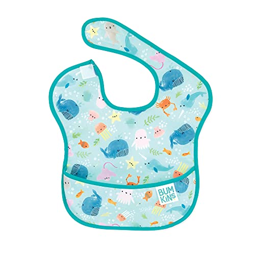 0014292649830 - BUMKINS SUPERBIB, BABY BIB, WATERPROOF, WASHABLE, STAIN AND ODOR RESISTANT, 6-24 MONTHS - CAMP GEAR