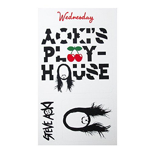 1430010006959 - PACHA: AOKI'S PLAY HOUSE 2014 STICKER SET - WHITE, ONE SIZE