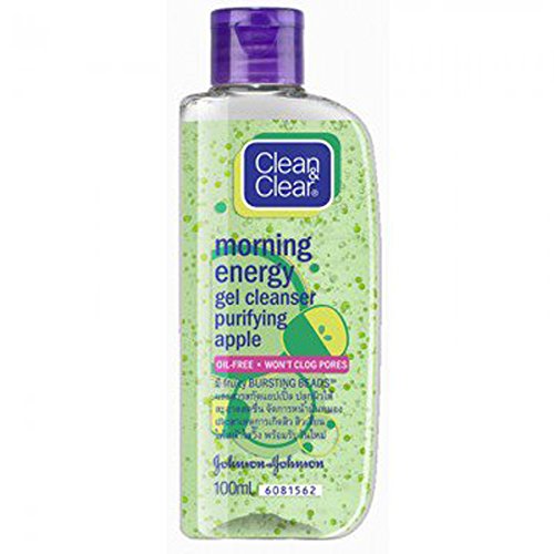 0143475899080 - CLEANSING GEL CLEAN AND CLEAR MORNING ENERGY GEL CLEANSER PURIFYING APPLE SCENT SIZE 100 ML.