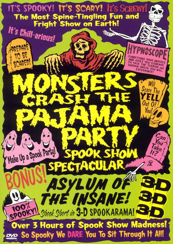 0014381080520 - MONSTERS CRASH THE PAJAMA PARTY (DVD)