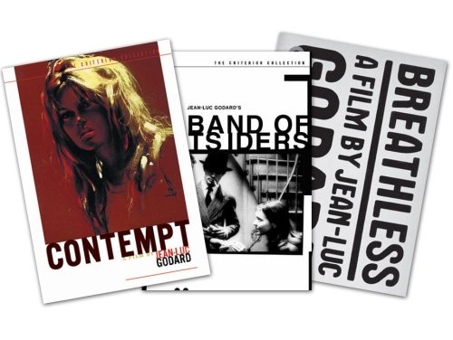 0014381489729 - CRITERION COLLECTION DIRECTOR SERIES - JEAN-LUC GODARD (BAND OF OUTSIDERS / CONTEMPT / BREATHLESS) - AMAZON.COM EXCLUSIVE