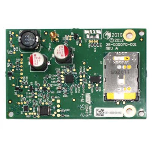 0014444569993 - 2GIG GC3GAA AT&T 3G CELL RADIO MODULE WITH ANT3X (BLACK)