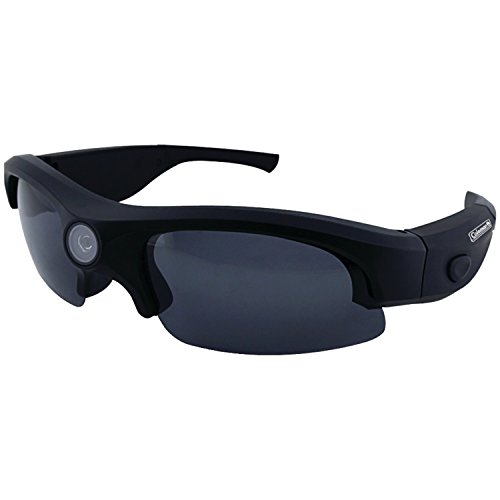 0014444590508 - COLEMAN G3HD-SUN VISIONHD FULL HIGH DEFINITION 1080P HD VIDEO SUNGLASSES WITH INTERCHANGEABLE POLARIZED LENSES (BLACK)
