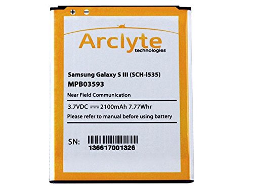 0014445395843 - ARCLYTE TECHNOLOGIES INC. SAMSUNG BATT GALAXY S 3 MPB03593