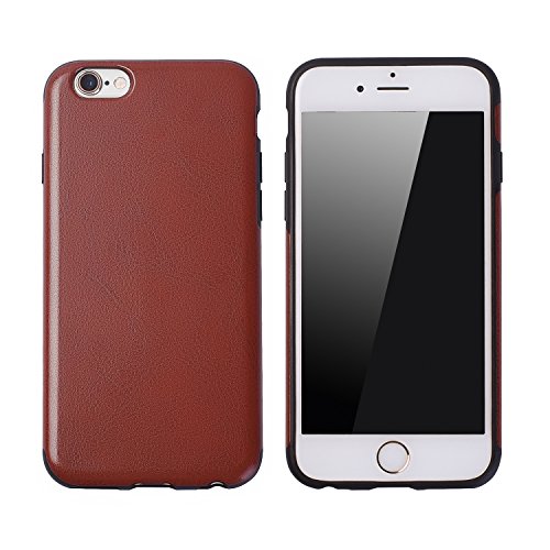 0014567226131 - OHPA EXCELLENT BUSINESS SOFT TPU LEATHER HOLSTER CASE COVER FOR APPLE IPHONE 6S 6 PLUS 5.5 (BROWN)