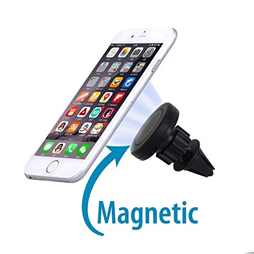 0014567226377 - CAR MOUNT, OHPA UNIVERSAL AIR VENT MAGNETIC CAR MOUNT HOLDER, FOR CELL PHONES AND MINI TABLETS WITH ADJUST ANGLE, SMARTPHONES (IPHONE, SAMSUNG, HTC, LG, NOKIA, & MORE), MP3 PLAYERS, AND GPS DEVICES