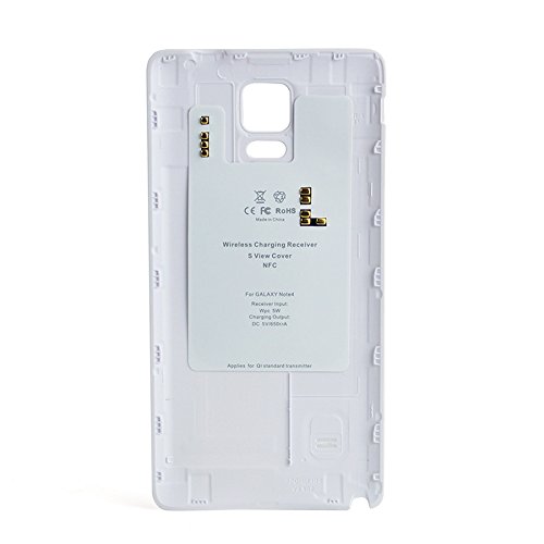 0014567227015 - OHPA WIRELESS CHARGER RECEIVER BATTERY BACK COVER CASE FOR SAMSUNG GALAXY NOTE 4 SM-N910 (WHITE)